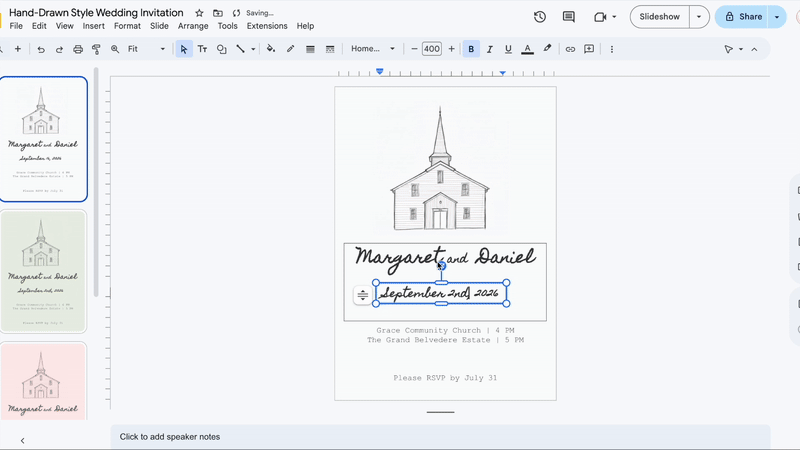 How to Create a Custom Venue Wedding Invitation for Free using AI